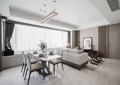 大家云上金铭府样板房：空间的独立与归属